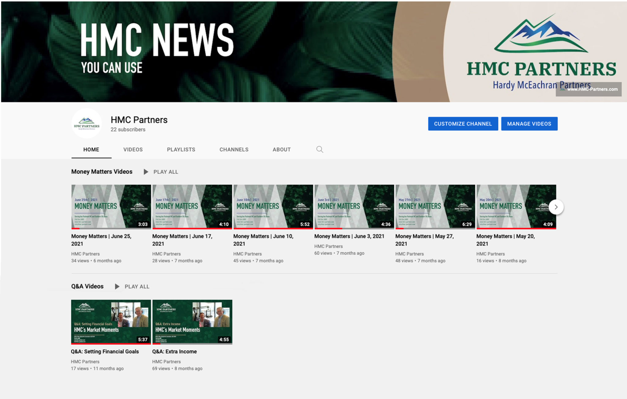HMC youtube